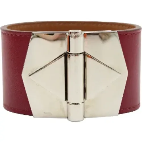 Pre-owned Jewellery, female, , Size: ONE SIZE Pre-owned Leather bracelets - Hermès Vintage - Modalova