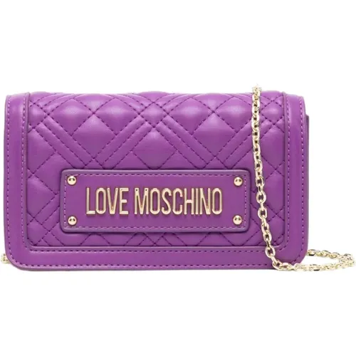 Cross Body Bags, female, , Size: ONE SIZE Women's Wallet with Coin Pocket - Love Moschino - Modalova