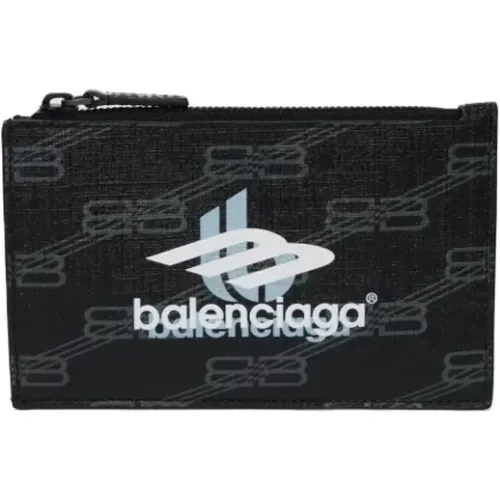 Pre-owned Wallets, male, , Size: ONE SIZE Pre-owned Leather wallets - Balenciaga Vintage - Modalova