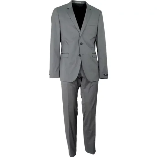 Stratch Ryan/Win Slim FIT 50220021 cotton menamps dress , male, Sizes: XL - Hugo Boss - Modalova