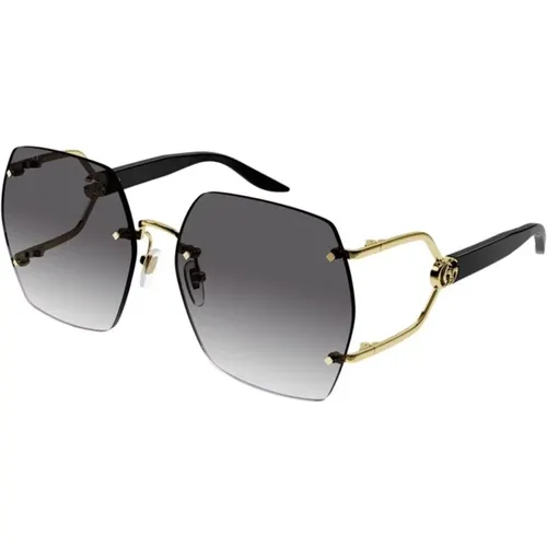 Gold Graue Sonnenbrille Gg1562S - Gucci - Modalova