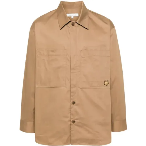 Stilvolles Overshirt für Männer - Maison Kitsuné - Modalova