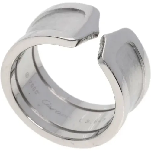 Pre-owned Jewellery, female, , Size: ONE SIZE Pre-owned White Gold rings - Cartier Vintage - Modalova