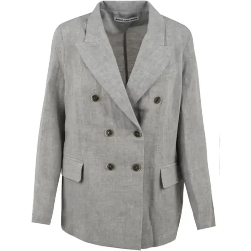Grey Dalia Jacket , female, Sizes: XS, M, S - Attic and Barn - Modalova