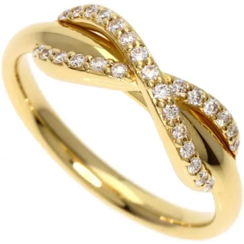 Pre-owned Jewellery, female, , Size: ONE SIZE Pre-owned Gold rings - Tiffany & Co. Pre-owned - Modalova