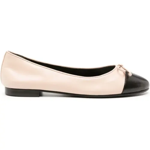 Ballet Flats with Bow Detail , female, Sizes: 3 UK, 3 1/2 UK, 5 UK, 7 UK, 4 1/2 UK, 4 UK, 6 UK, 5 1/2 UK - TORY BURCH - Modalova