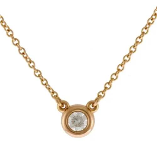 Pre-owned Jewellery, female, , Size: ONE SIZE Pre-owned Rose Gold necklaces - Tiffany & Co. Pre-owned - Modalova