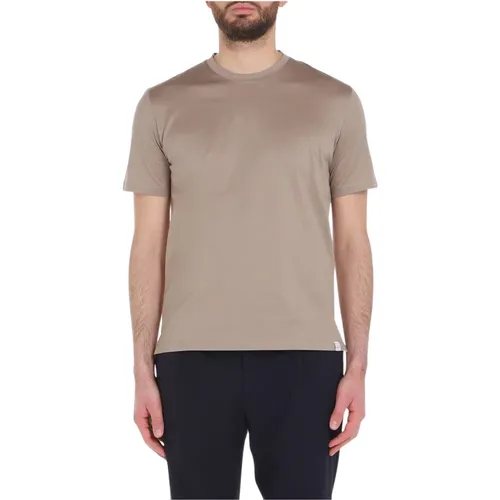 T-shirt in filo , male, Sizes: M - Paolo Pecora - Modalova