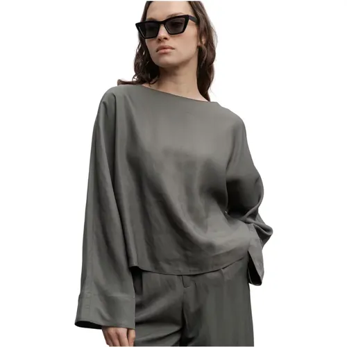 Nina linen blouse , Damen, Größe: XL - Ahlvar Gallery - Modalova