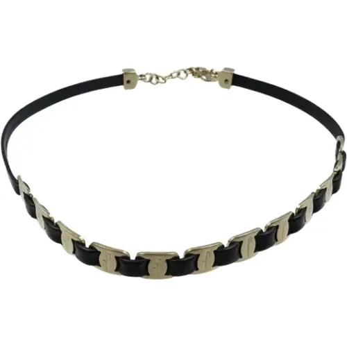 Pre-owned Jewellery, female, , Size: ONE SIZE Pre-owned Leather bracelets - Salvatore Ferragamo Pre-owned - Modalova