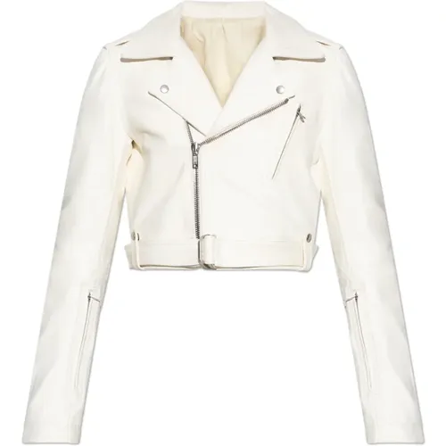 Leather Jackets, female, , Size: S Leather jacket Luke - Rick Owens - Modalova