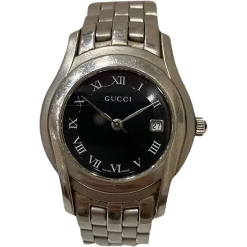 Pre-owned Stainless Steel watches , female, Sizes: ONE SIZE - Gucci Vintage - Modalova