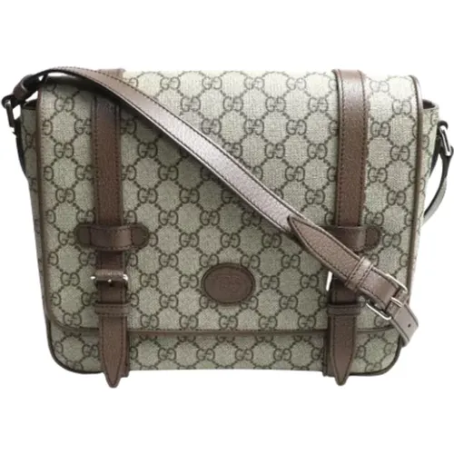 Pre-owned Cross Body Bags, male, , Size: ONE SIZE Pre-owned Canvas gucci-bags - Gucci Vintage - Modalova