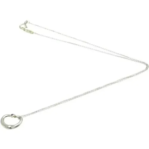 Pre-owned Jewellery, female, , Size: ONE SIZE Pre-owned Silver necklaces - Tiffany & Co. Pre-owned - Modalova