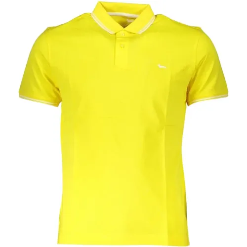 Narrow Fit Polo Shirt with Contrast Details and Logo Embroidery , male, Sizes: M, L, 2XL, S, XL - Harmont & Blaine - Modalova