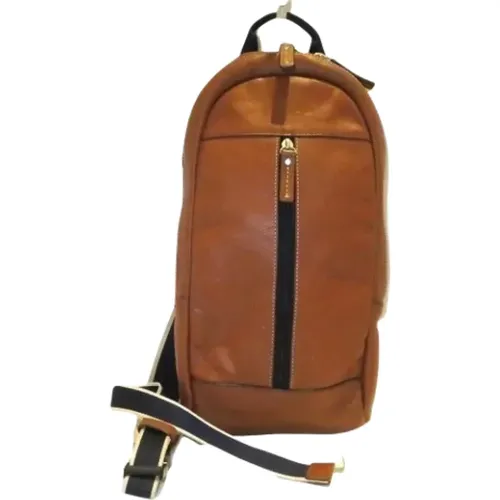 Pre-owned Cross Body Bags, male, , Size: ONE SIZE Pre-owned Leather crossbody-bags - Coach Pre-owned - Modalova