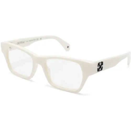 Off , Glasses, unisex, , Size: 52 MM Oerj07E 0100 Optical Frame - Off White - Modalova