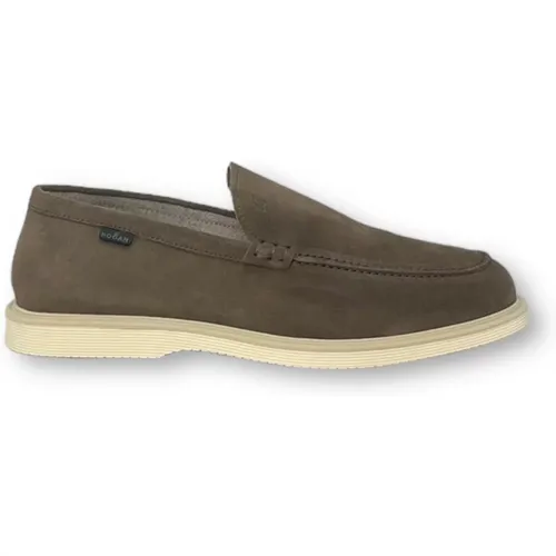 Millerighe Moccasin , male, Sizes: 6 1/2 UK, 8 1/2 UK, 6 UK, 8 UK - Hogan - Modalova