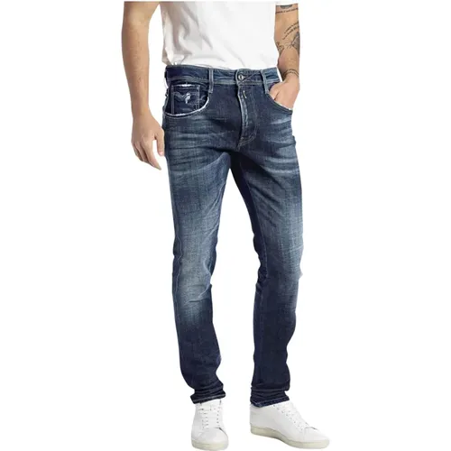 Slim-fit Jeans , male, Sizes: W38, W29, W30 - Replay - Modalova