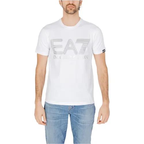 Men's 3Dpt37 Pjmuz T-Shirt , male, Sizes: 2XL, M, XL, L, S - Emporio Armani EA7 - Modalova
