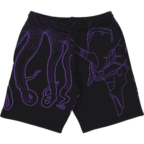 Casual Shorts, male, , Size: L Evangelion 01 Sweatshorts - Octopus - Modalova