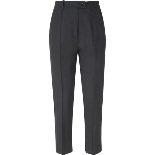 Trident Grey Trousers with Welt Pockets , female, Sizes: S, XS, 2XS - pinko - Modalova