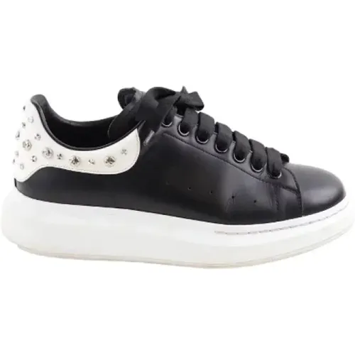 Pre-owned Sneakers, female, , Size: 11 US Pre-owned Leather sneakers - Alexander McQueen Pre-owned - Modalova