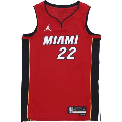 Miami Heat Basketball Tank Top , Herren, Größe: L - Jordan - Modalova