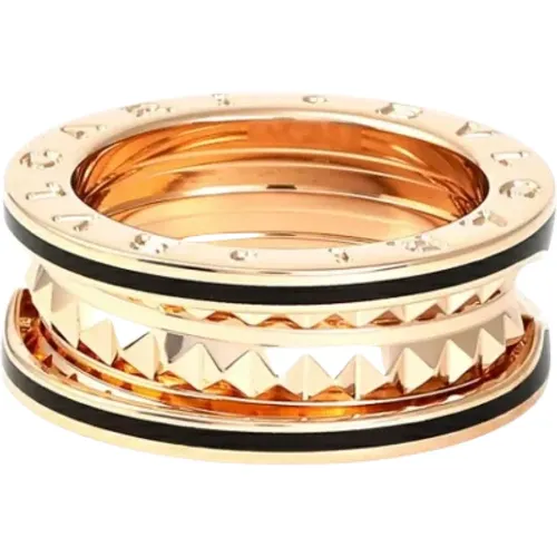 Pre-owned Jewellery, female, , Size: ONE SIZE Pre-owned Rose Gold rings - Bvlgari Vintage - Modalova