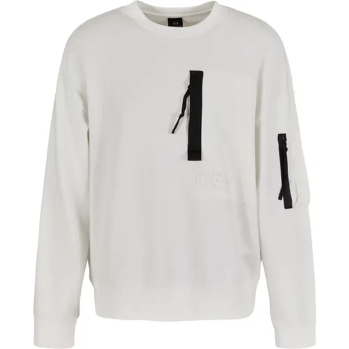 Sweatshirt French Terry Crew Neck , male, Sizes: S, M - Armani Exchange - Modalova