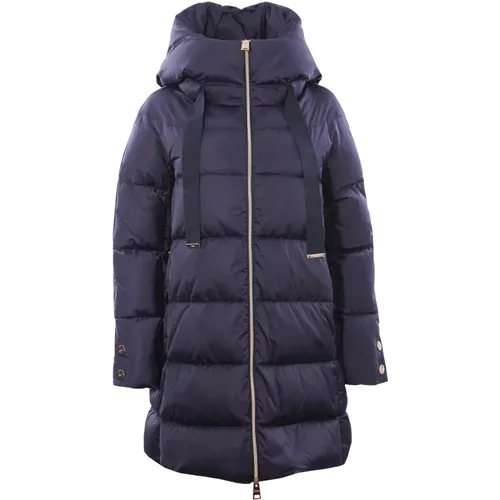 Down Coats, female, , Size: L Down Jacket for Stylish Outerwear - Herno - Modalova