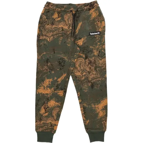 Sweatpants, male, , Size: M Spring Rock Print Sweatpants - Timberland - Modalova