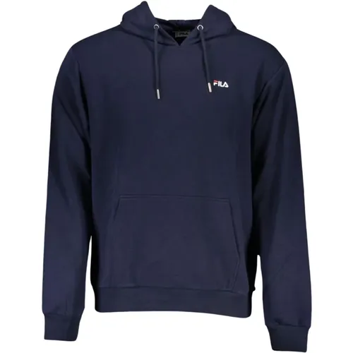 Hoodies, male, , Size: M Cotton Hooded Sweater - Fila - Modalova