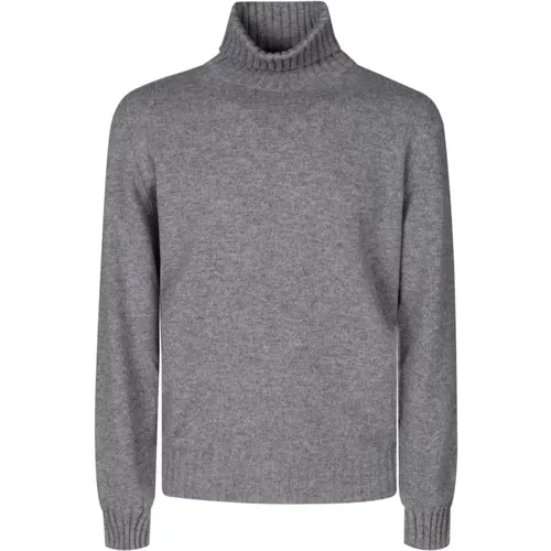 Turtlenecks, male, , Size: 3XL High-neck Wool Cashmere Sweater - Filippo De Laurentiis - Modalova