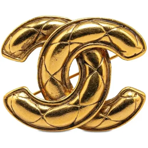 Pre-owned Jewellery, female, , Size: ONE SIZE Pre-owned Metal brooches - Chanel Vintage - Modalova