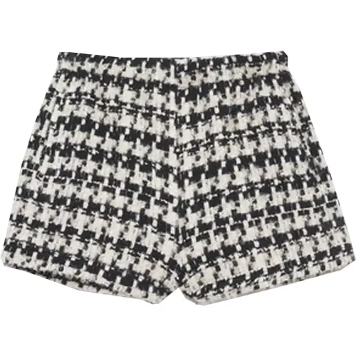 Tweed Shorts mit breitem Bund , Damen, Größe: XS - Anine Bing - Modalova