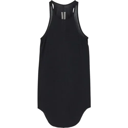 Geripptes Tanktop Basic Viskose , Damen, Größe: M - Rick Owens - Modalova