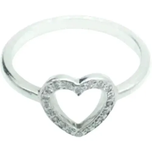 Pre-owned Jewellery, female, , Size: ONE SIZE Pre-owned Platinum rings - Tiffany & Co. Pre-owned - Modalova