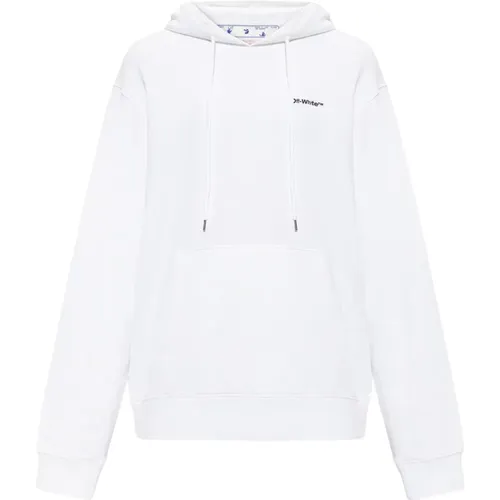 Off , Sweatshirt with logo , male, Sizes: S, 2XL, XL, L, M, XS - Off White - Modalova