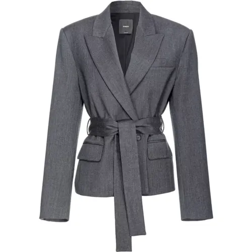 Dark Grey Jacket , female, Sizes: M, XS - pinko - Modalova