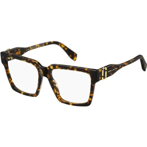 Glasses, unisex, , Size: 55 MM Stylish Eyewear Frames in Dark Havana - Marc Jacobs - Modalova