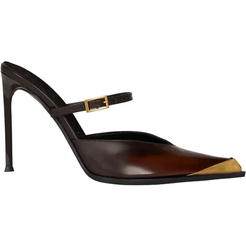 Leather Stiletto Heel Pumps , female, Sizes: 4 UK, 6 UK - ETRO - Modalova