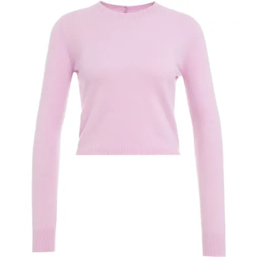 Luxury Rose Cashmere Sweater , female, Sizes: M, S - MVM - Modalova