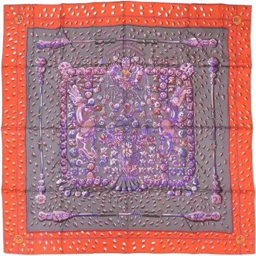 Pre-owned Scarves, female, , Size: ONE SIZE Pre-owned Silk scarves - Hermès Vintage - Modalova