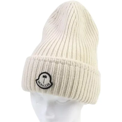 Pre-owned Accessories, male, , Size: ONE SIZE Pre-owned Cotton hats - Moncler Pre-owned - Modalova