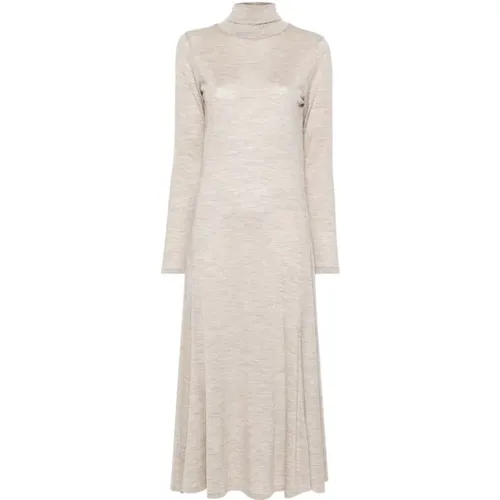 Casual Wool Midi Dress , female, Sizes: S, M - Polo Ralph Lauren - Modalova