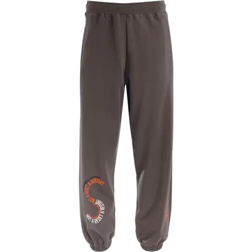 Grey Cotton Sportswear Joggers , male, Sizes: S - adidas by stella mccartney - Modalova