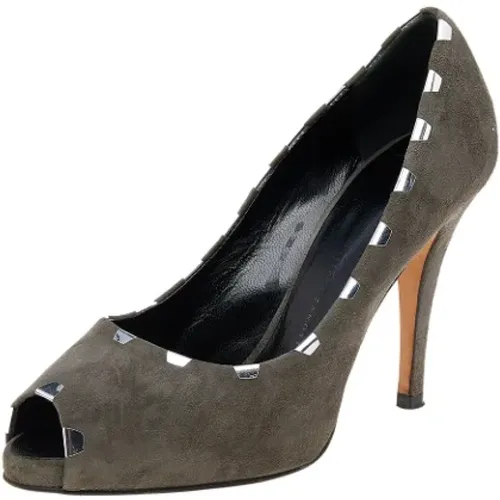 Pre-owned Pumps, female, , Size: 7 1/2 US Pre-owned Suede heels - Giuseppe Zanotti Pre-owned - Modalova