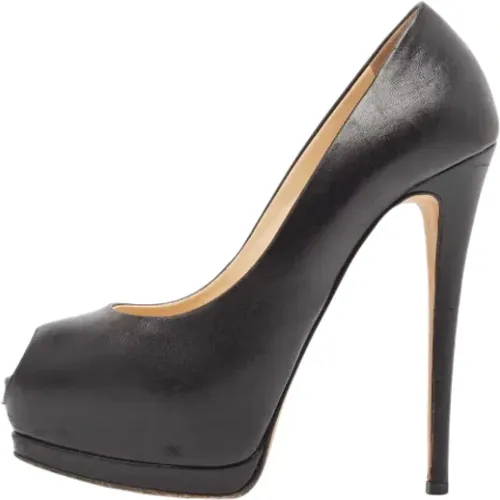 Pre-owned Pumps, female, , Size: 7 1/2 US Pre-owned Leather heels - Giuseppe Zanotti Pre-owned - Modalova