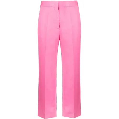 Msgm , Pants ,Pink female, Sizes: S - Msgm - Modalova